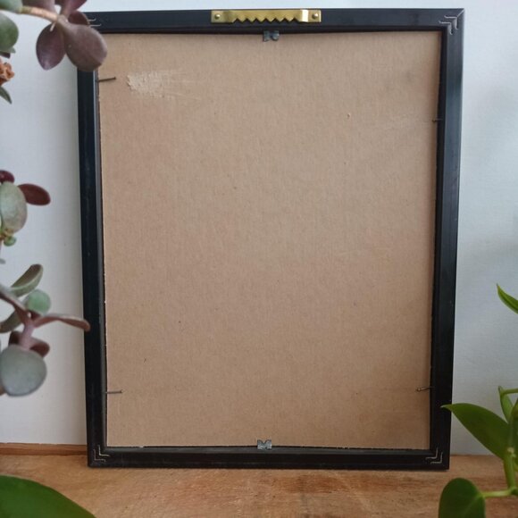 Black Cat Bathroom Art, Toilet Water Break, Vintage Completed Cross-Stitch - Picture 4 of 5